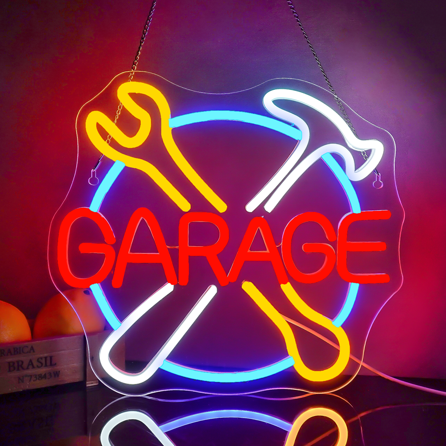 Auto Repair Shop Signs - Car Repair Neon Signs Dimmable For