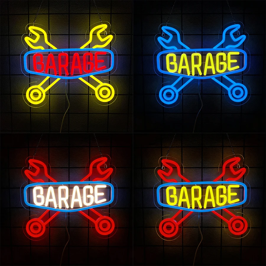 Garage Led Neon Light Sign for - Auto Repair Shop Signs 리뷰 및 가격