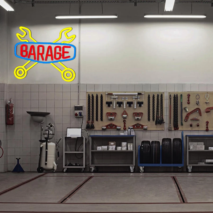 Garage Led Neon Light Sign for - Auto Repair Shop Signs 리뷰 및 가격