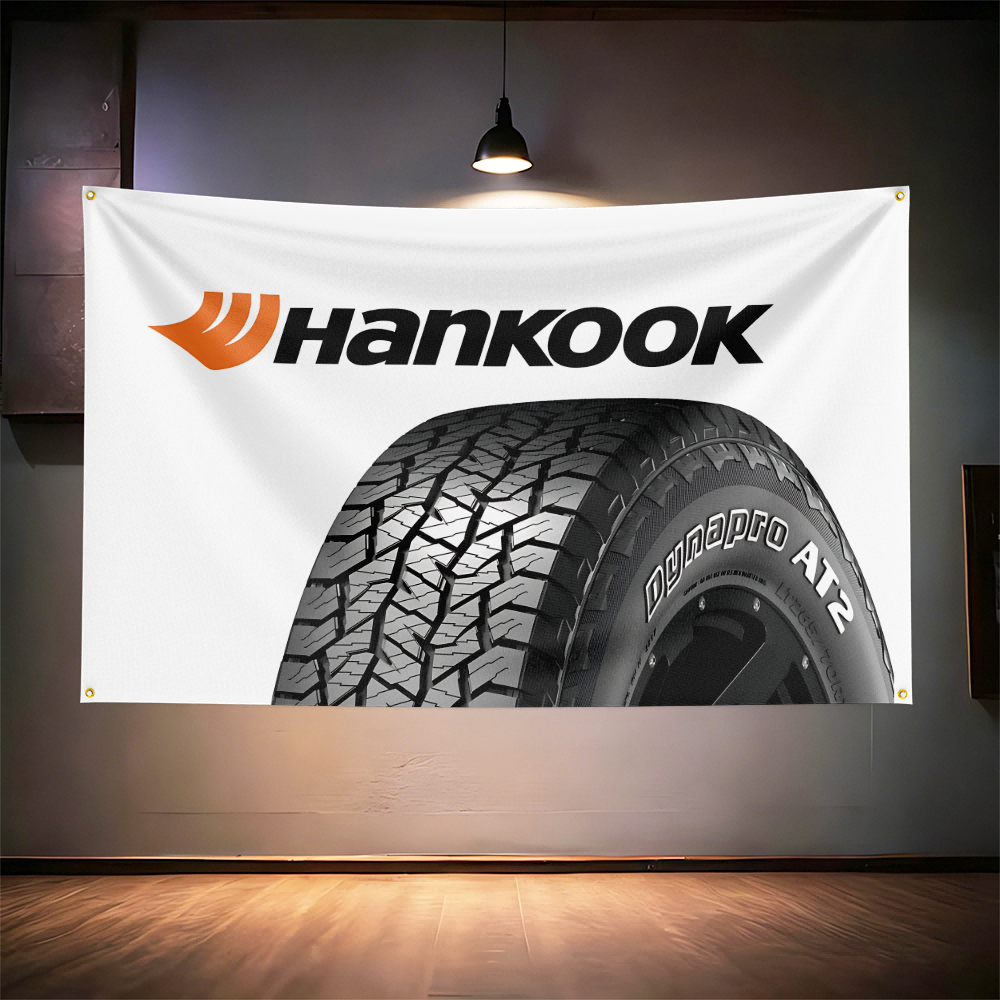 Han-kooks Tires Flag 3x5ft 90x - Auto Repair Shop Banners 리뷰 및 가격