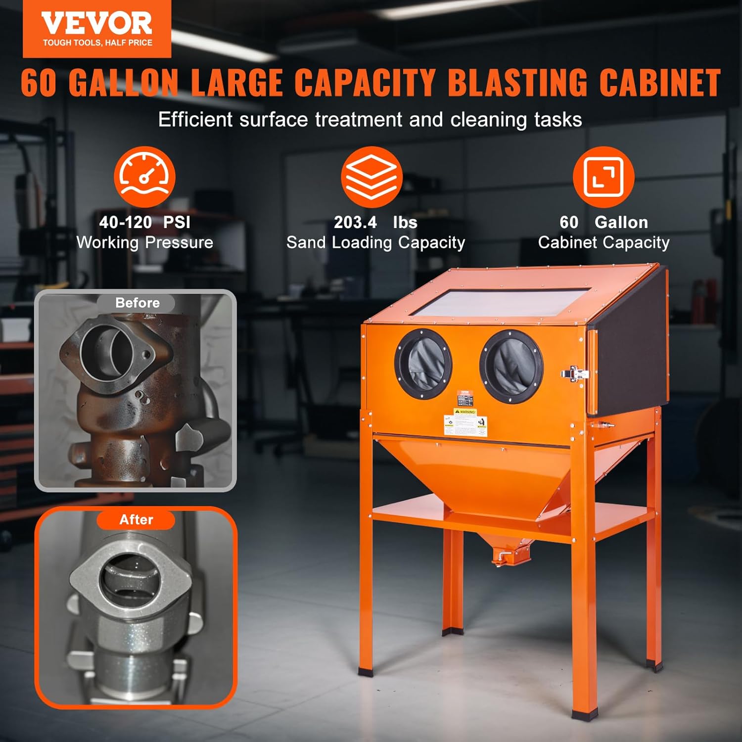 Blasting Cabinet with Stand,   - Sandblaster Cabinet 리뷰 및 가격