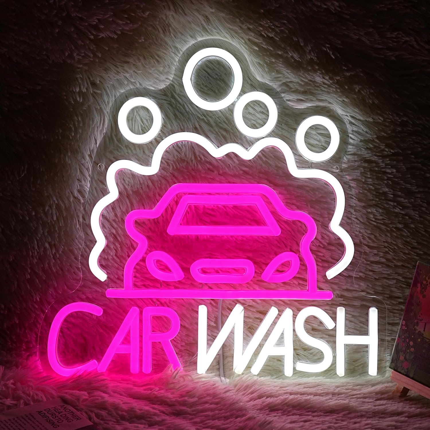 Sedan LED Neon Light Car Wash  - Auto Repair Shop Signs 리뷰 및 가격