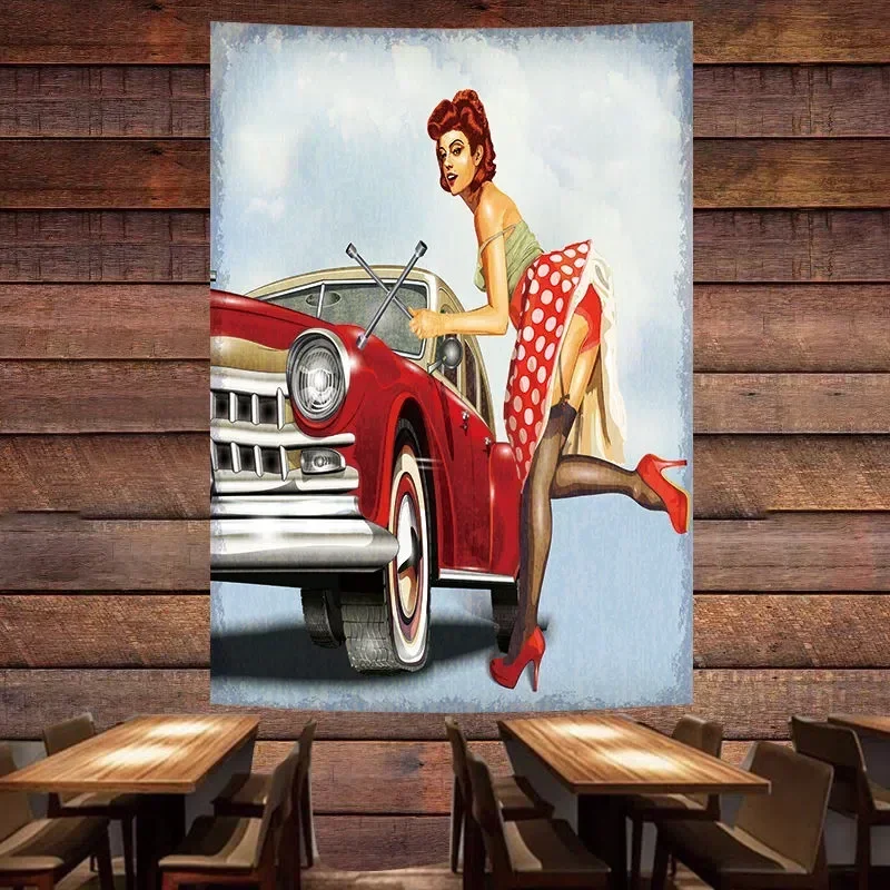 Vintage Car Repair Service Pos - Auto Repair Shop Banners 리뷰 및 가격