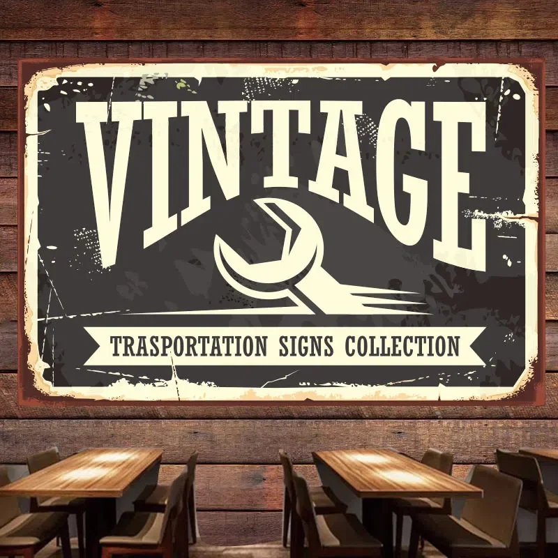 VINTAGE TRASPORTATION SINGS CO - Auto Repair Shop Banners 리뷰 및 가격