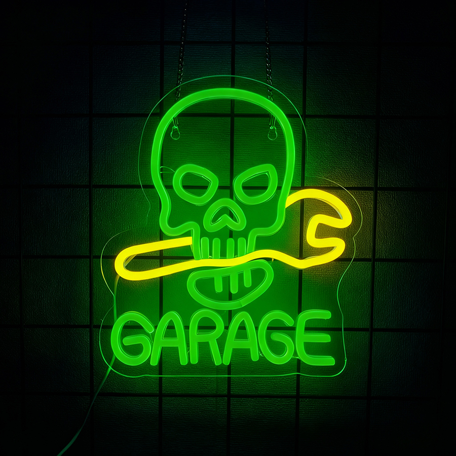 Multi-Color Garage Neon Sign F - Auto Repair Shop Signs 리뷰 및 가격
