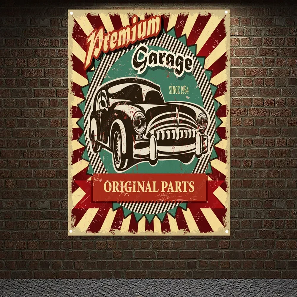 Premium Garage Vintage Car ORI - Auto Repair Shop Banners 리뷰 및 가격