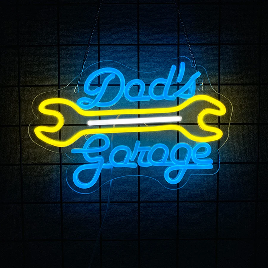 Light Up Sign For Man Cave,Aut - Auto Repair Shop Signs 리뷰 및 가격
