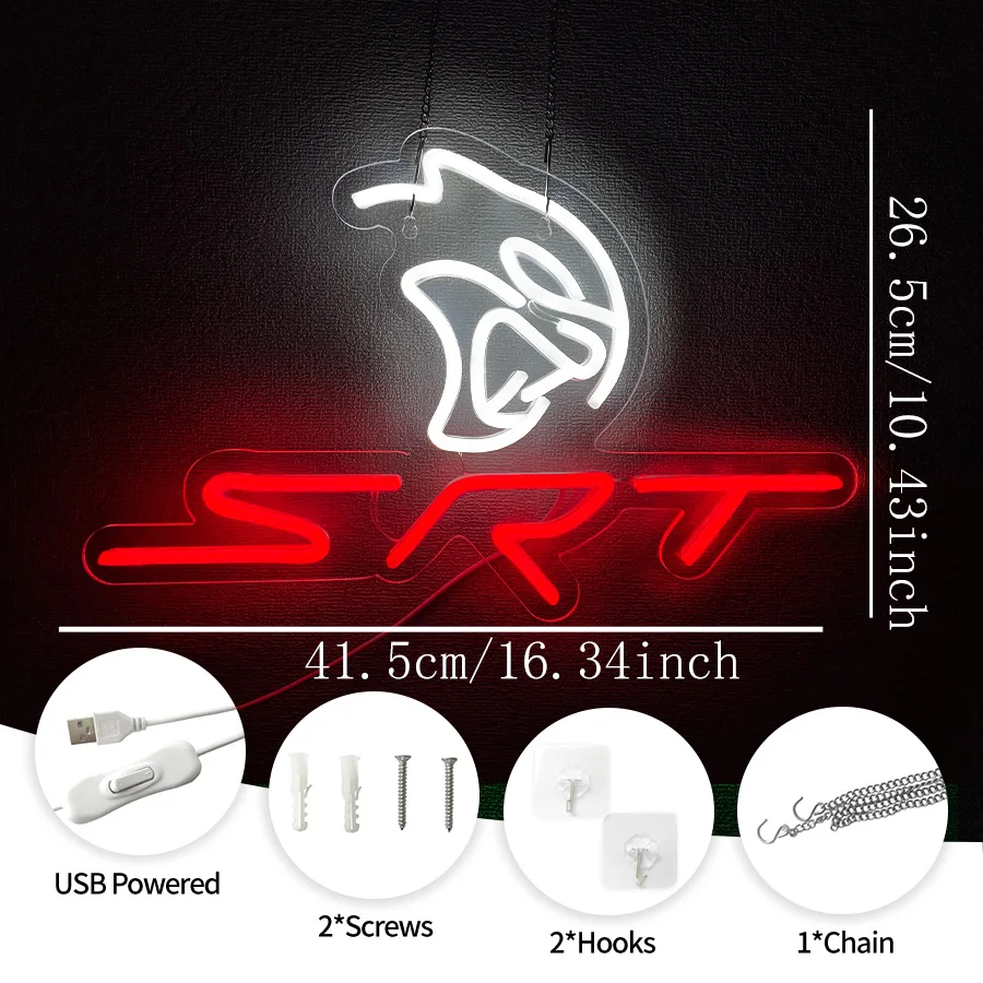 Car Srt Garage Service Man Led - Auto Repair Shop Signs 리뷰 및 가격