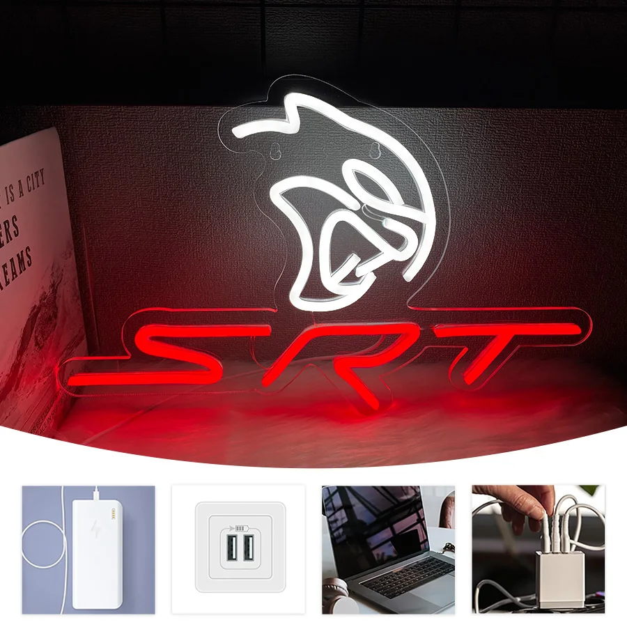 Car Srt Garage Service Man Led - Auto Repair Shop Signs 리뷰 및 가격