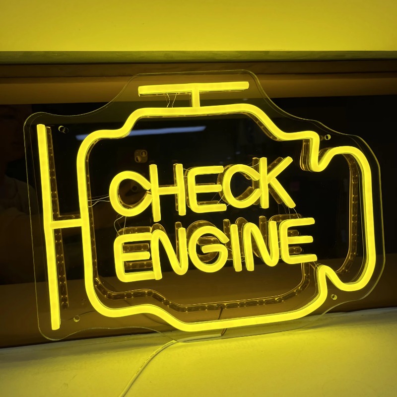 Check Engine Neon Signs for Wa - Auto Repair Shop Signs 리뷰 및 가격