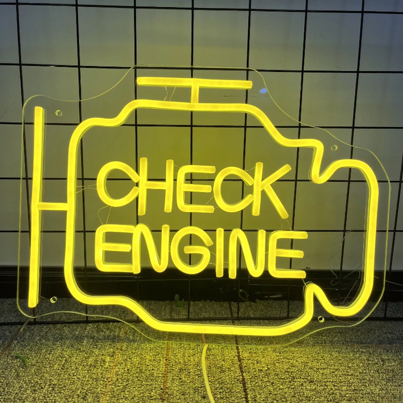 Check Engine Neon Signs for Wa - Auto Repair Shop Signs 리뷰 및 가격