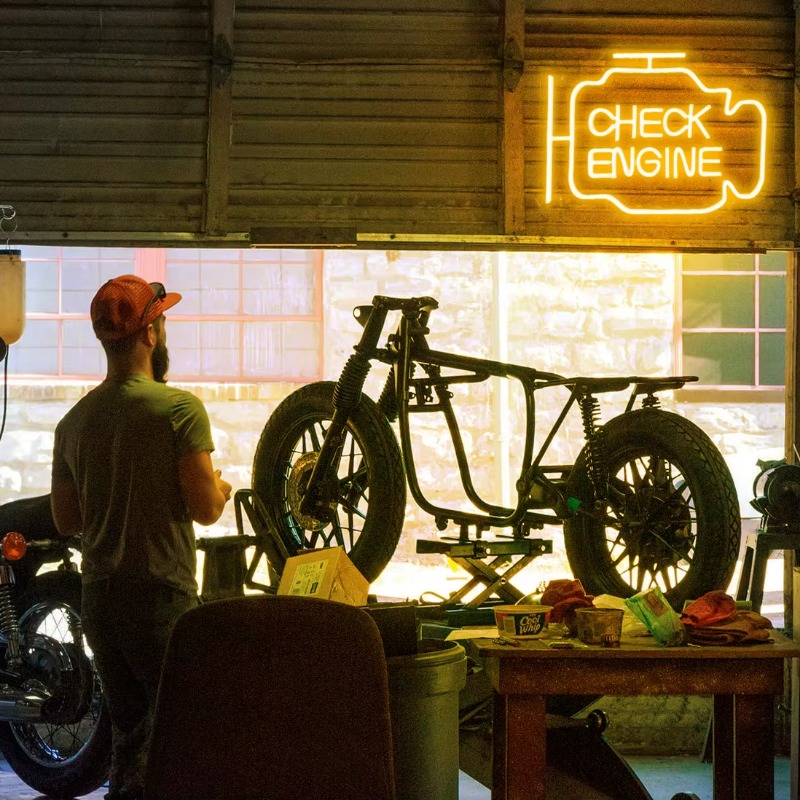Check Engine Neon Signs for Wa - Auto Repair Shop Signs 리뷰 및 가격